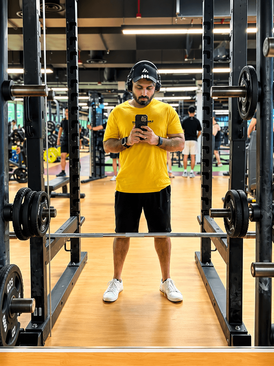 Binish, founder and coach of Abs N Avocados, at the gym